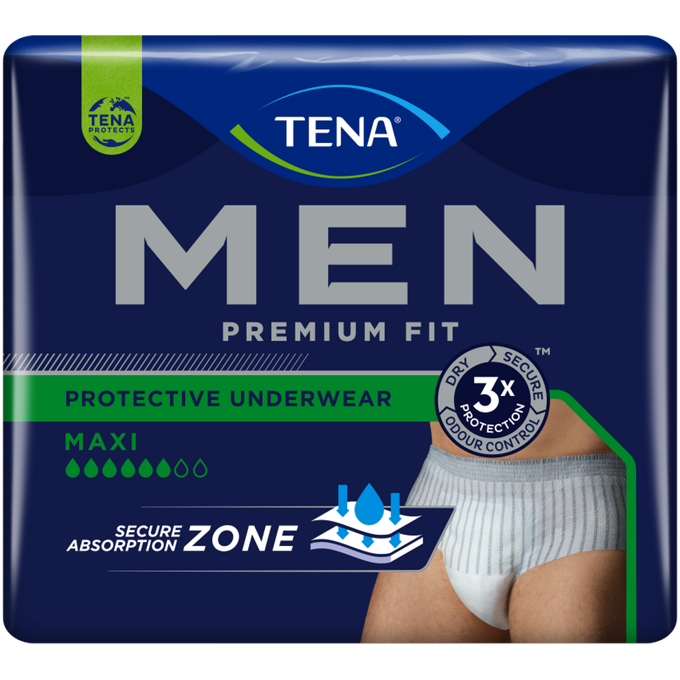 Outlet - TENA Men Premium Fit Protective Underwear Maxi