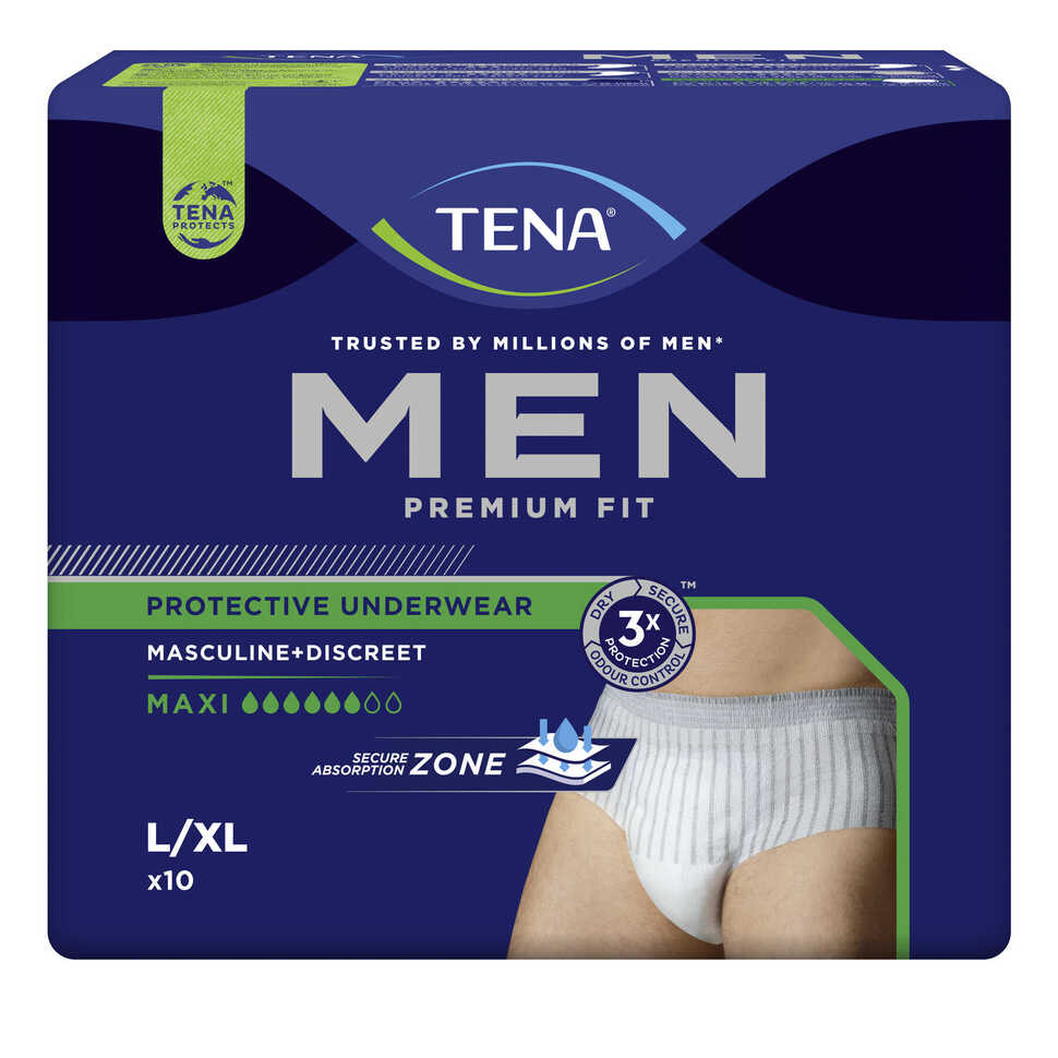 Outlet - TENA Men Premium Fit Protective Underwear Maxi