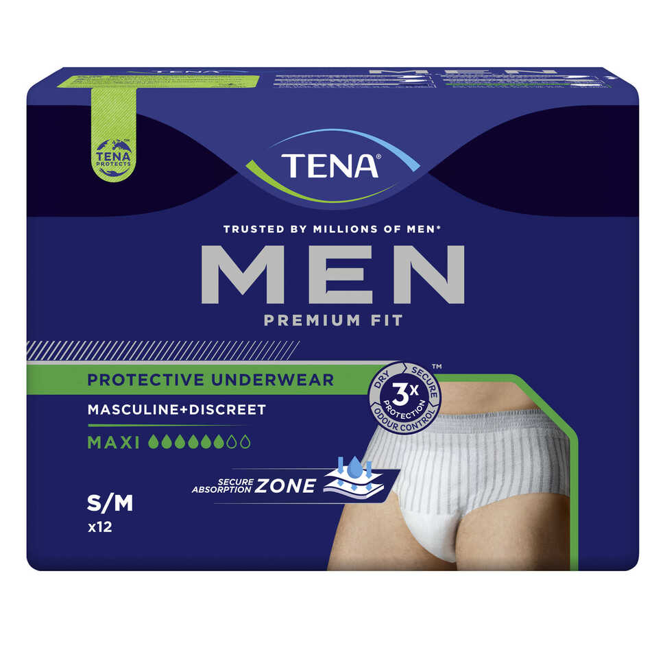 Outlet - TENA Men Premium Fit Protective Underwear Maxi